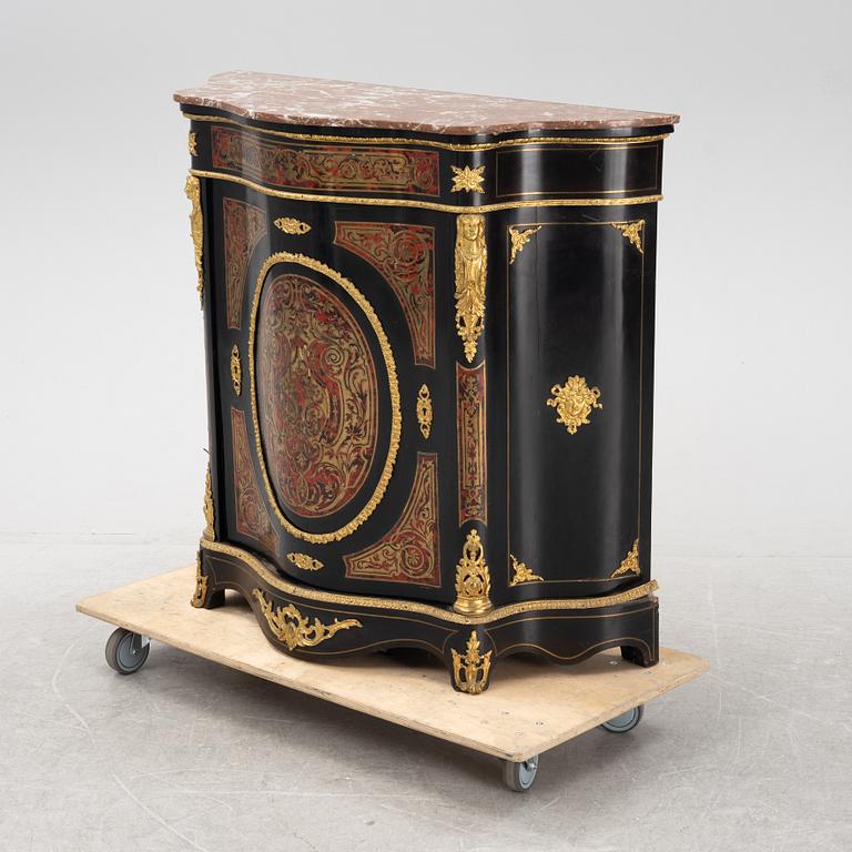 A Boulle style cabinet, the end of the 19th century.