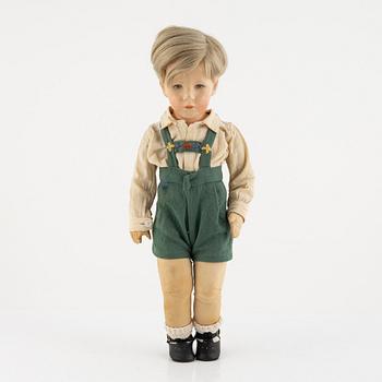 Käthe Kruse, doll, "Lars", Germany, circa 1930.