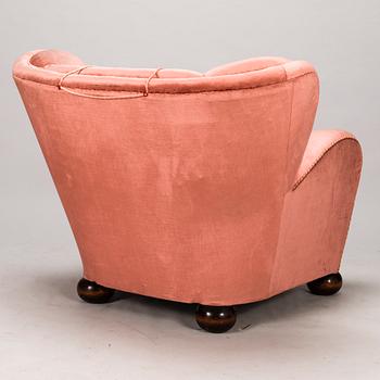 MÄRTA BLOMSTEDT, nojatuoli, Aulanko-malli, suunniteltu 1939.