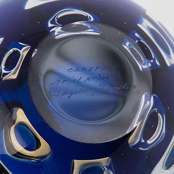 Ingeborg Lundin, skål, "Ariel, Orrefors,