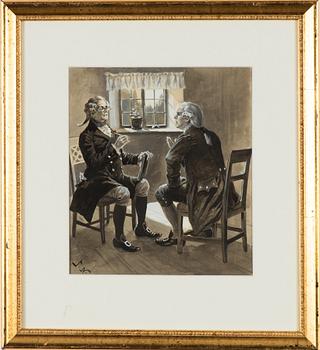 Jenny Nyström, By the window.