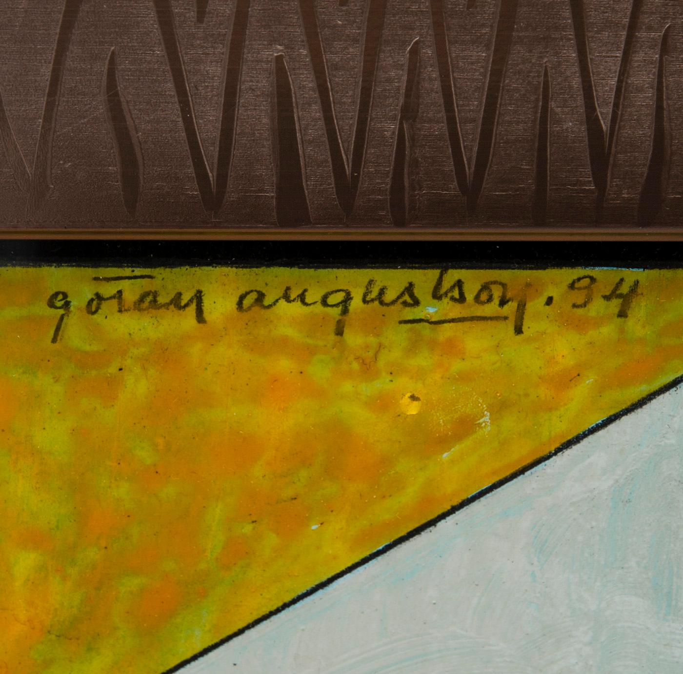 GÖRAN AUGUSTSON, gouache, signerad och daterad -94.