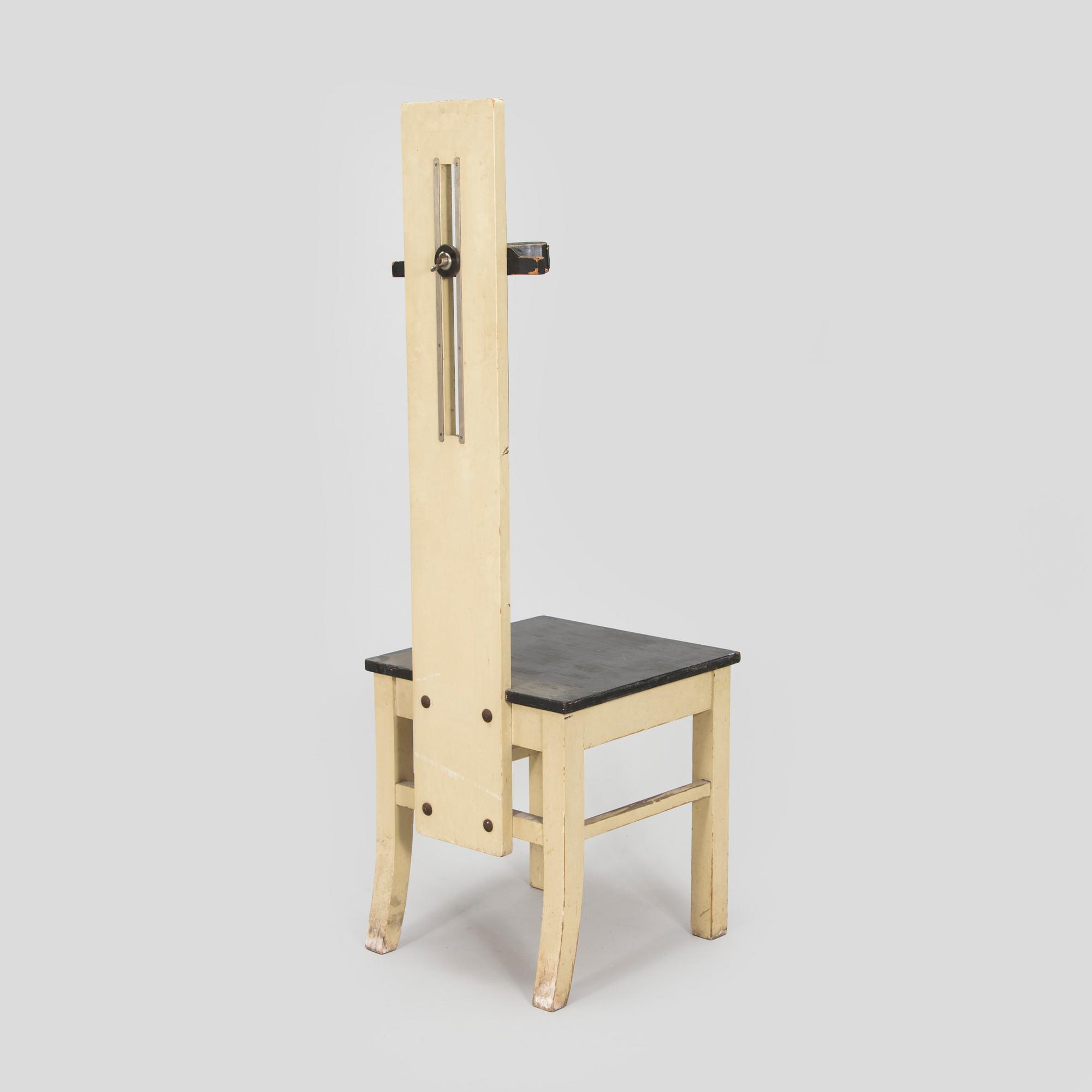 Röntgentuoli, 1900-luvun alkupuoli.