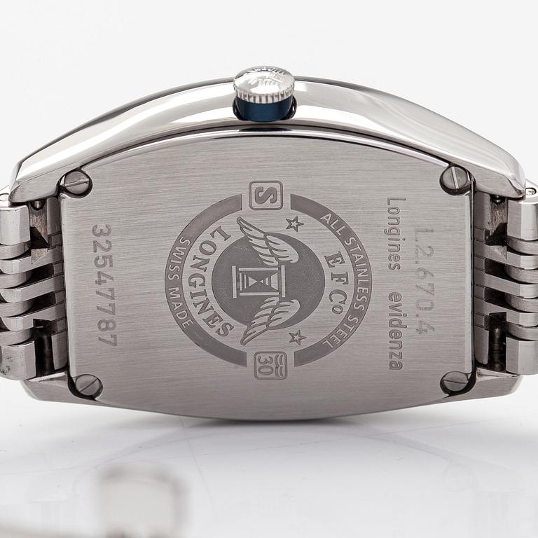 Longines, Evidenza, armbandsur, 33 x 39 mm.