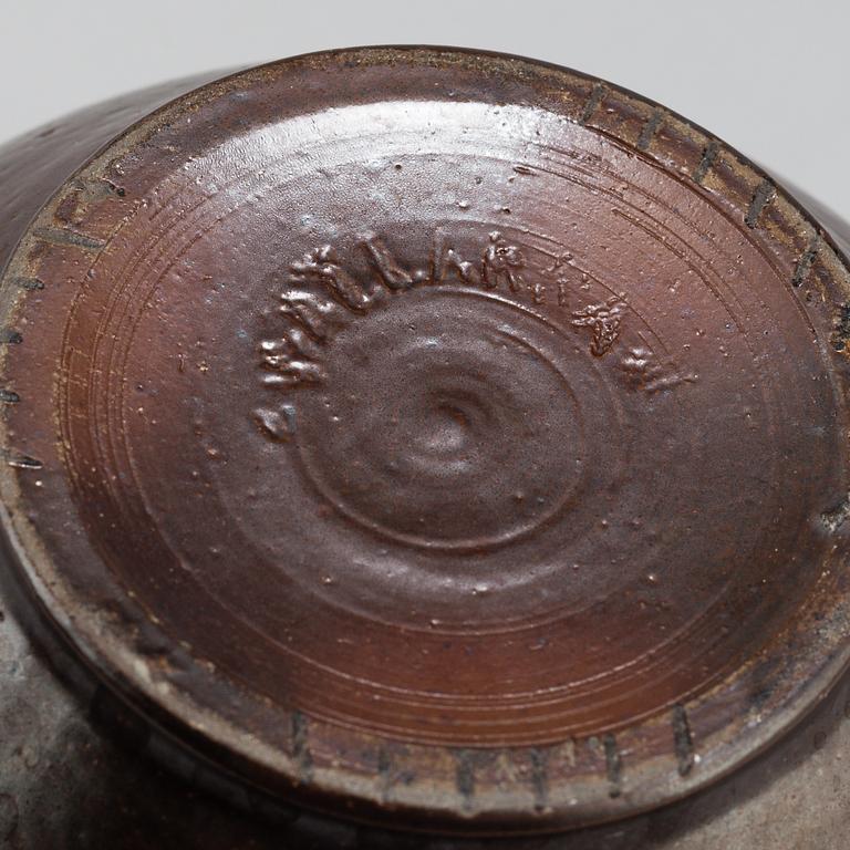 ARTHUR ANDERSSON, vaser, tre stycken, stengods, "Wallåkra", 1960/70-tal.