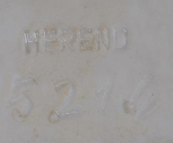 FIGURIN, porslin, Herend, 1900-tal.