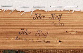 KARMSTOLAR, ett par, empirestil, märkta Idor Raij Lauritsala? Kaukas, troligen Finland, 1800/1900-tal.