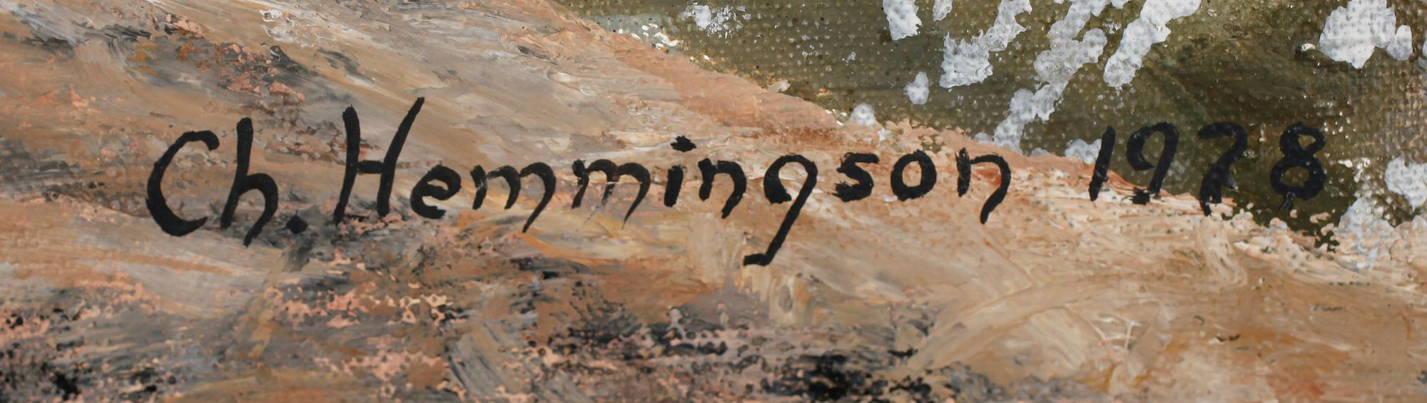 CHARLES HEMMINGSON, olja på duk, signerad och daterad 1978.