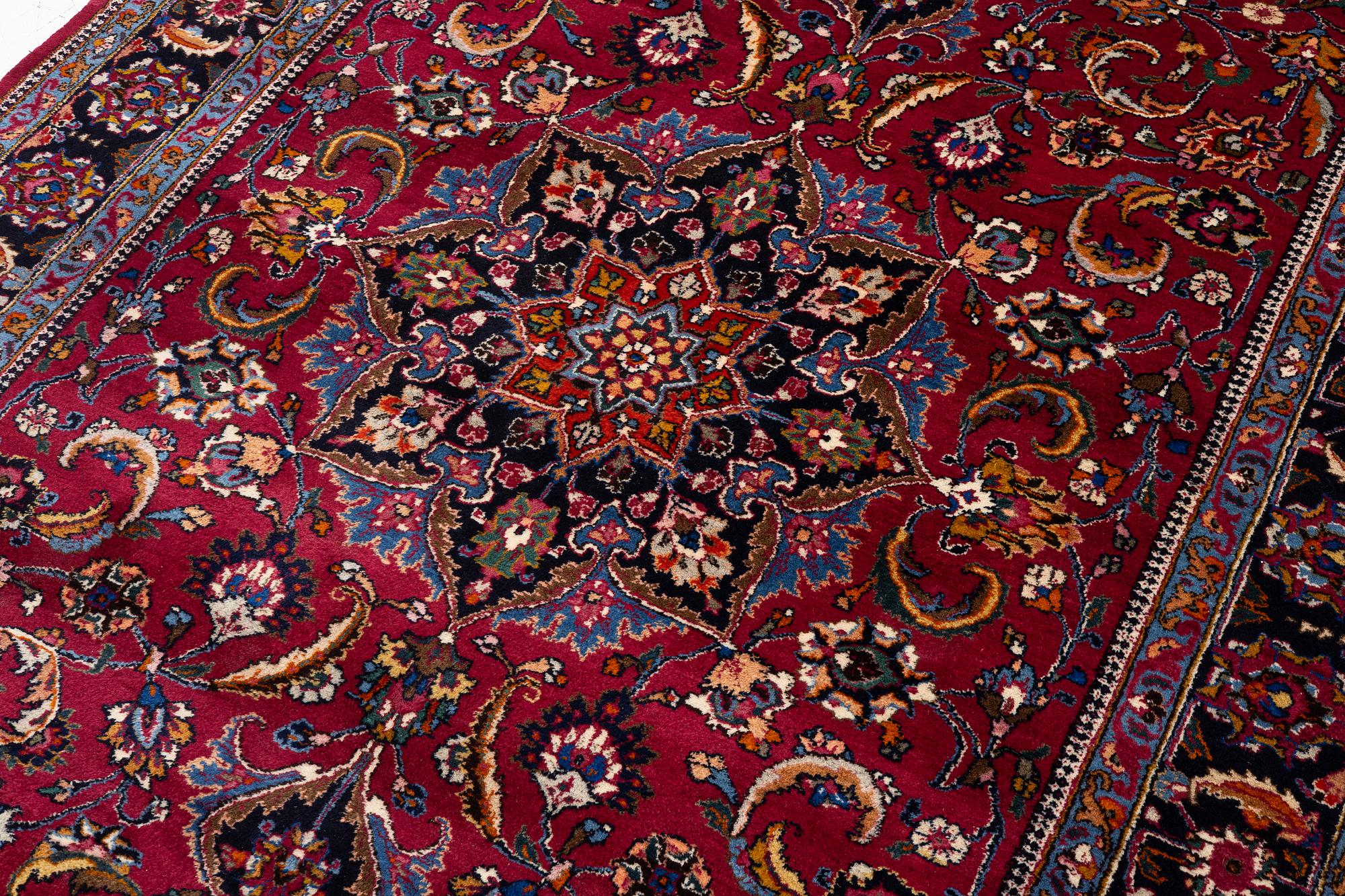 A "Meshred" rug, Iran, wool, 106 x 290 cm, 1980.