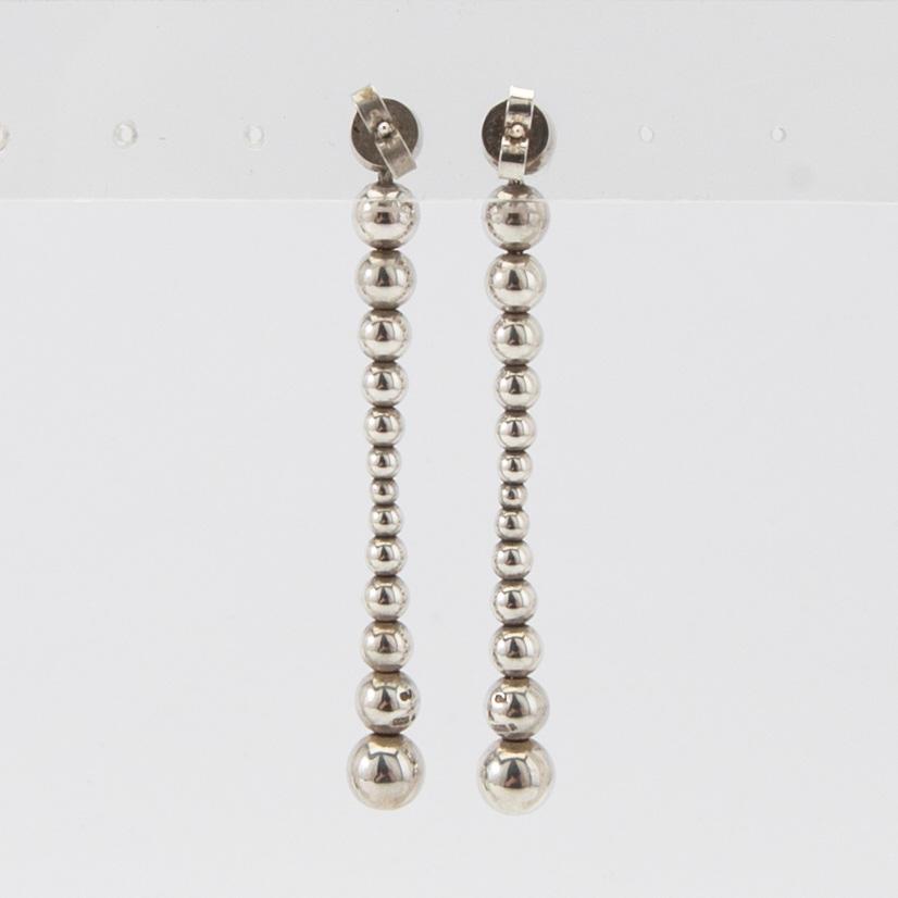 Georg Jensen, earrings, a pair, silver.