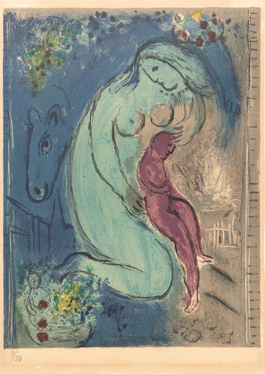 Marc Chagall, "Quai aux fleur" ur "Paris Fantastique".