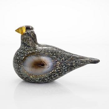 Oiva Toikka, glasfågel, "Wood Grouse", II-sortering,  osignerad.