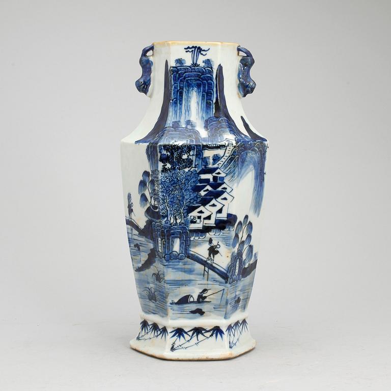 URNA, porslin, Kina, 1800-tal.