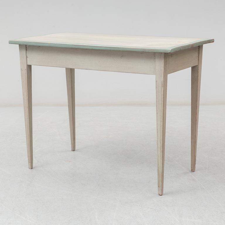 A Gustavian style writing desk, early 20th century.