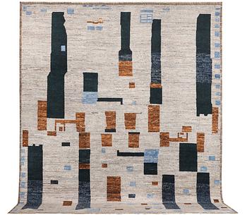 A Morocco carpet, c. 372 x 281 cm.