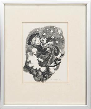 Ilon Wikland, In the rocking chair.