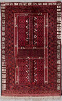 MATTA, semiantik, Turkmensk Ersari, ca 204 X 130cm.