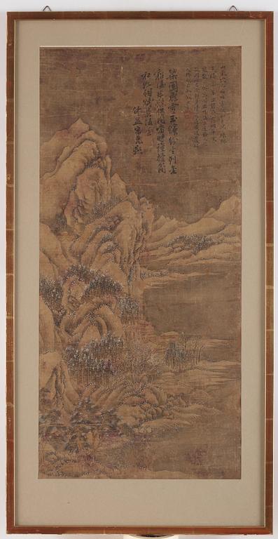 Fan Kuan, A mountain landscape.