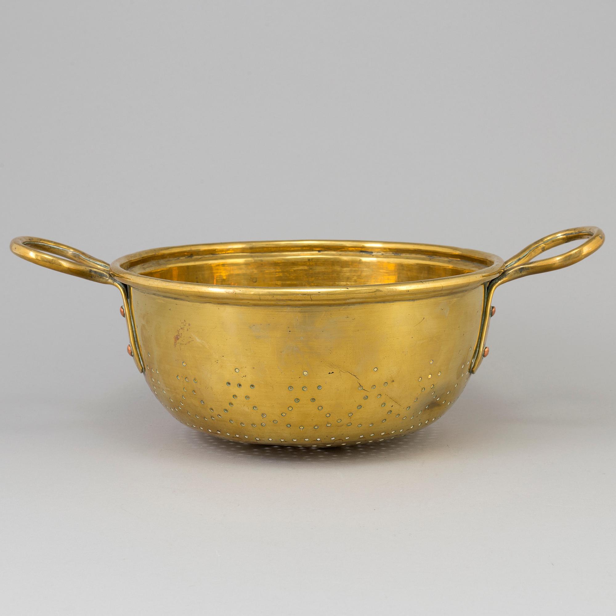 DURKSLAG, mässing, 1700-/1800-tal.