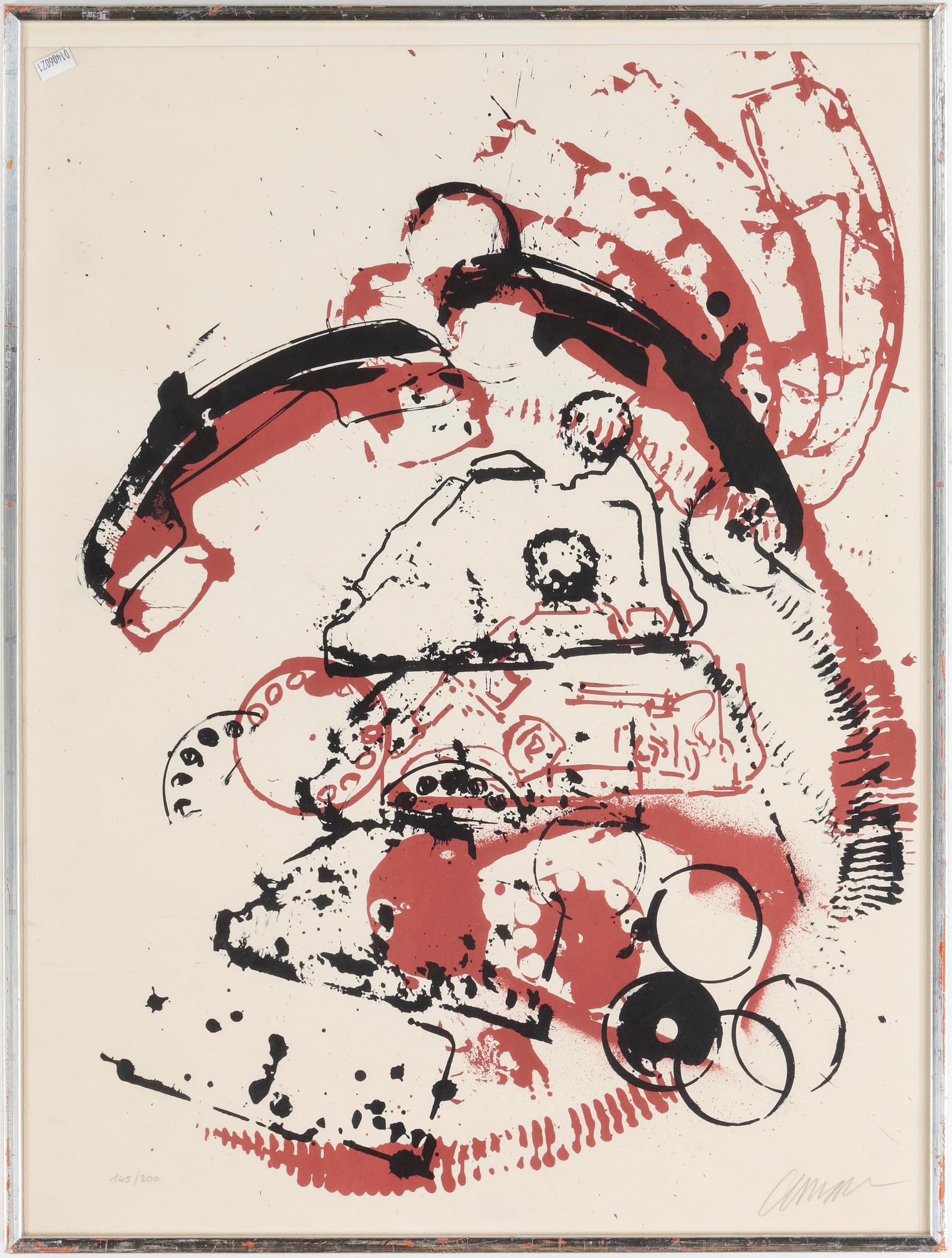 FERNANDEZ ARMAN, färgserigrafi, signerad och numrerad 145/300.
