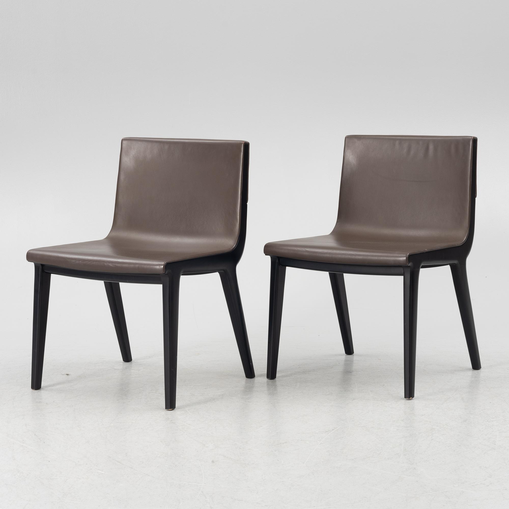 Antonio Citterio, a pair of Acanto Chairs', Maxalto.