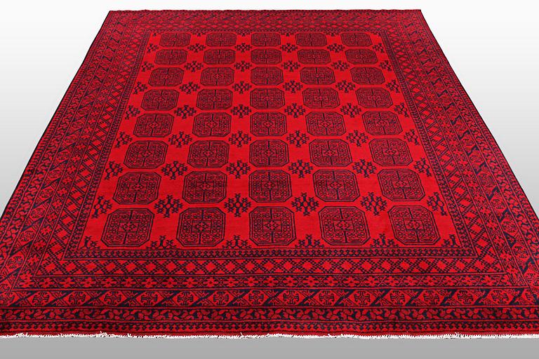 Matta, Afghan, ca 346 x 255 cm.