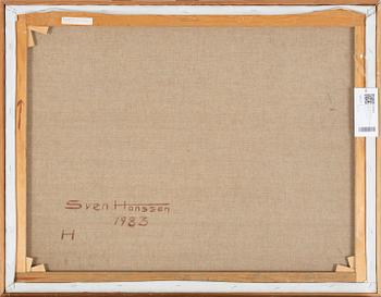 SVEN AXEL HANSSON, oil on canvas, signed and dated 1983 à tergo.