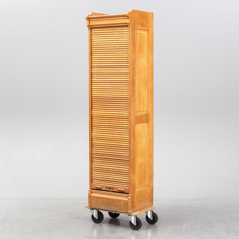 An oak file cabinet, first half of the 20th century.