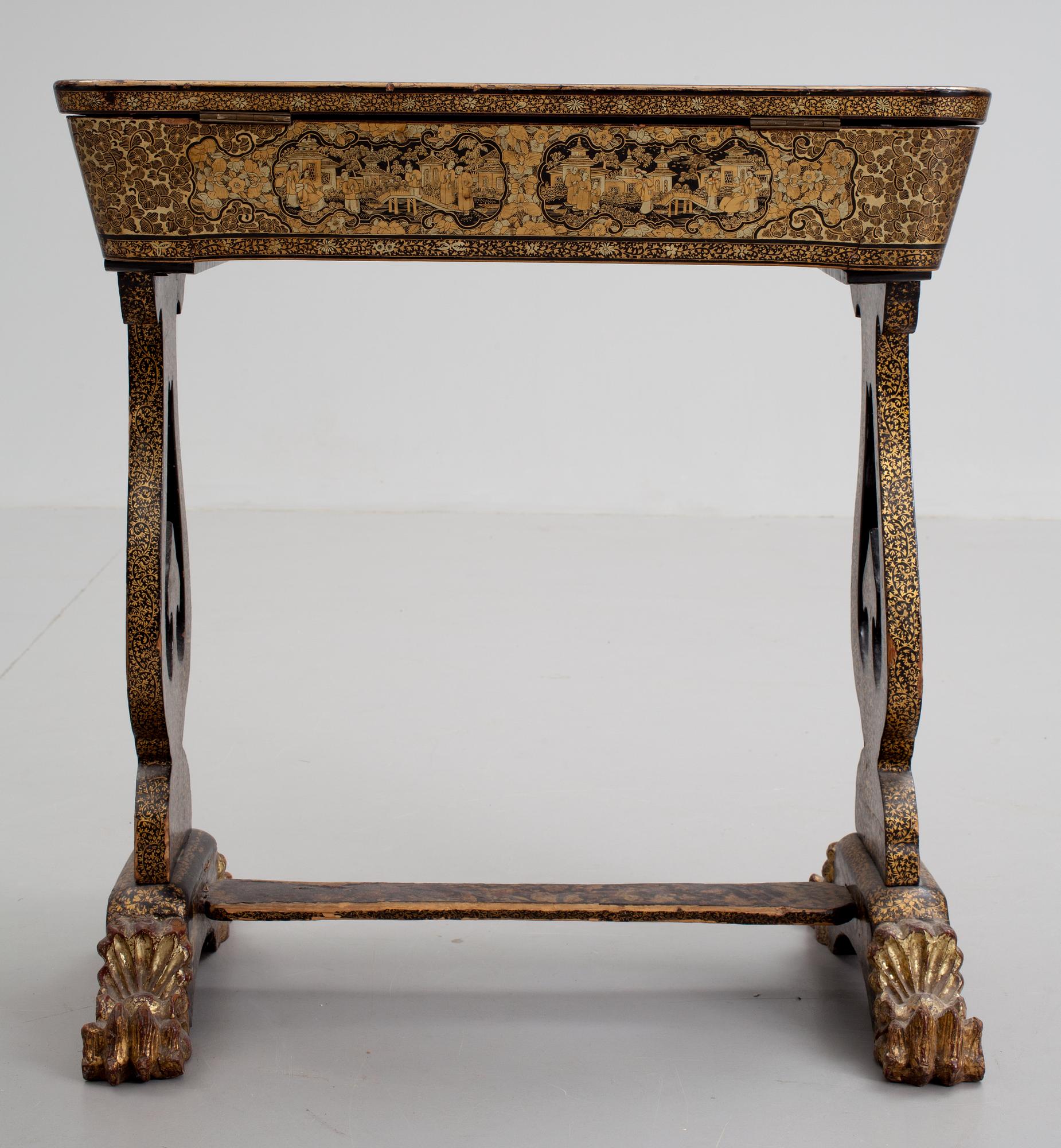 SYBORD, lack och trä. Qing dynastin ca 1800.