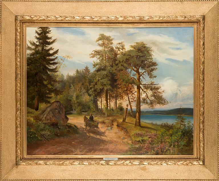 Elias Muukka, The path at the shore.