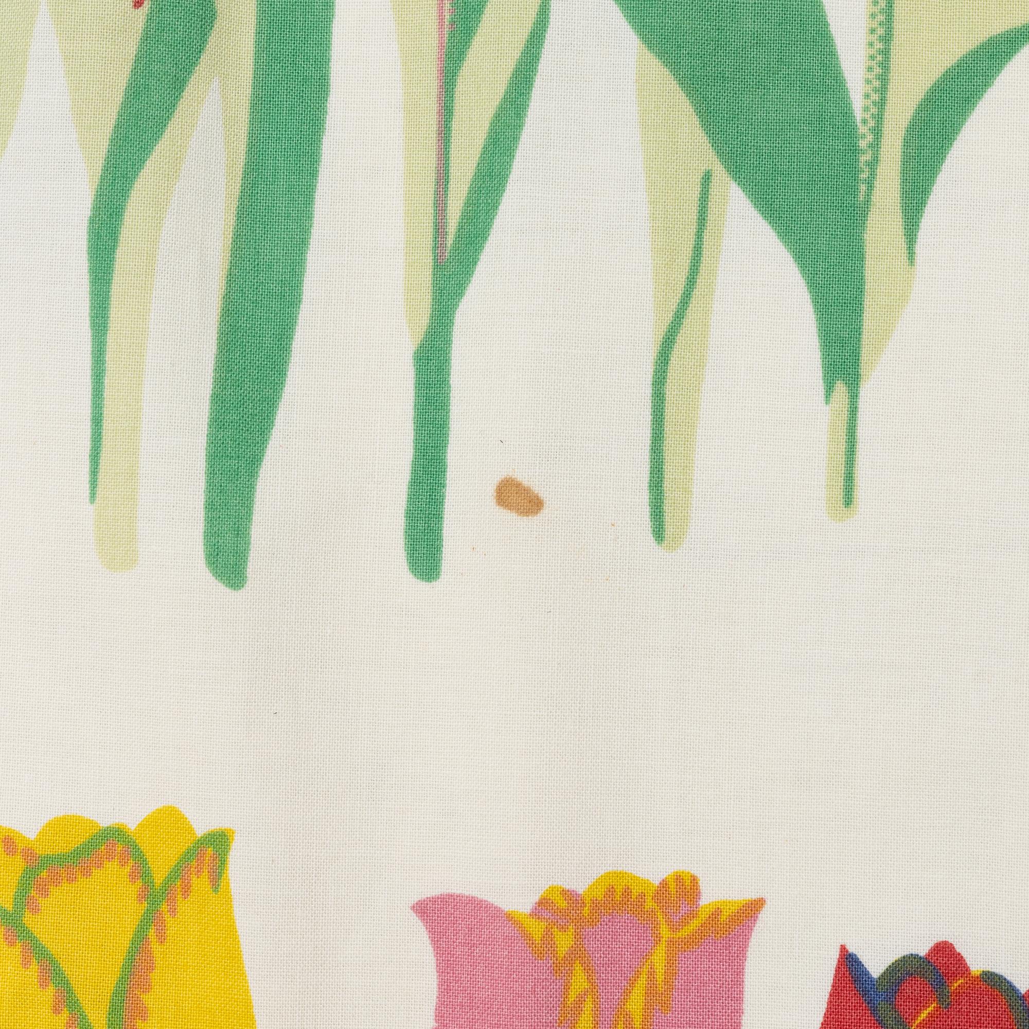 Josef Frank, four curtains, 'Tulpan', Svenskt Tenn.