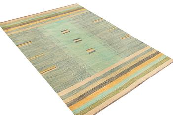 An Afghan Kelim carpet, c. 242 x 173 cm.