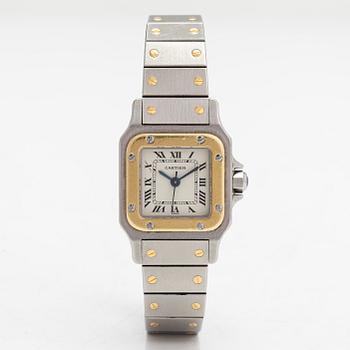 Cartier, Santos Carrée, armbandsur, 23,5 x 23,5 (34,5) mm.