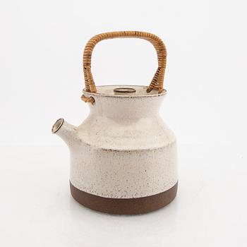 Signe Persson-Melin, a glazed ceramic teapot, signed.