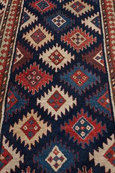 A RUNNER, an antique Kazak Borchalou, ca 357 x 114,5 cm.