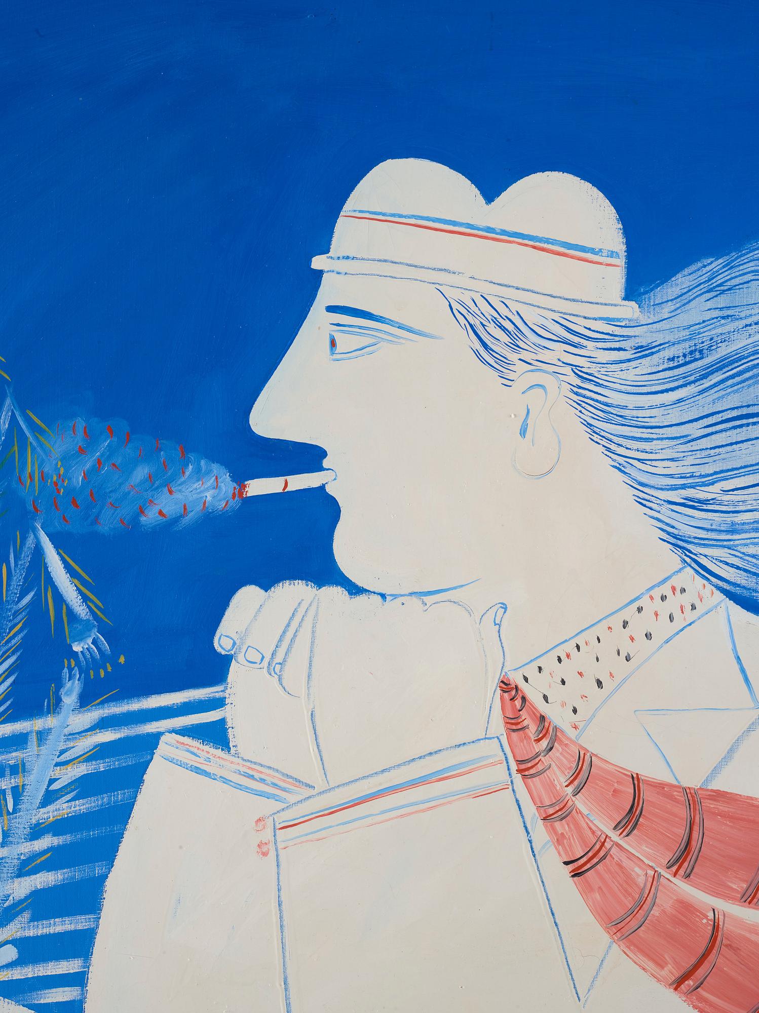 Alexandre Fassianos, Le fumeur.
