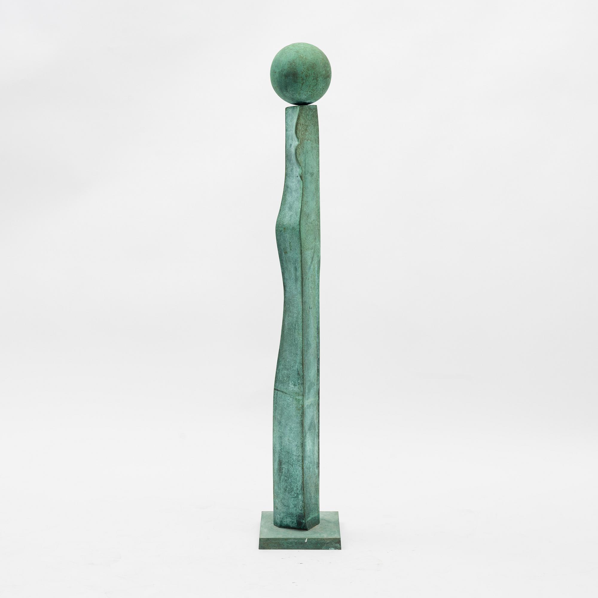 Björn Selder, skulptur, osignerad, brons.