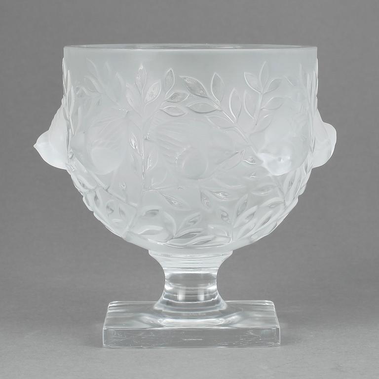 VAS, glas, "Elisabeth", Lalique, signerad, 1900-tal.