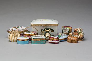 PARTI DOSOR, porslin, 12 st. Limoges, 1900/2000-tal.