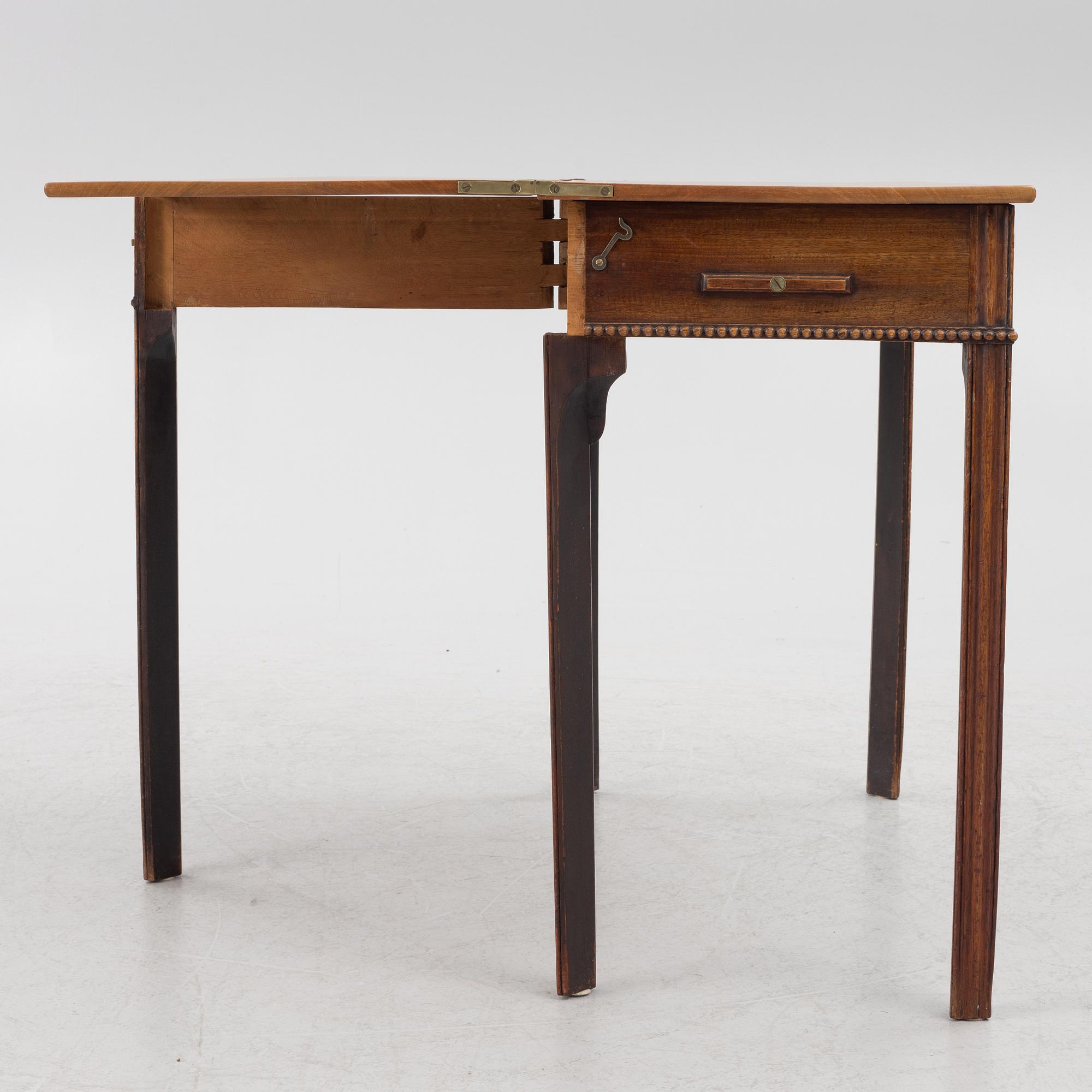 Spelbord, omkring år 1800. Sengustavianskt.