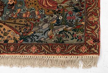 Carpet, Tabriz, approx. 133 x 102 cm.