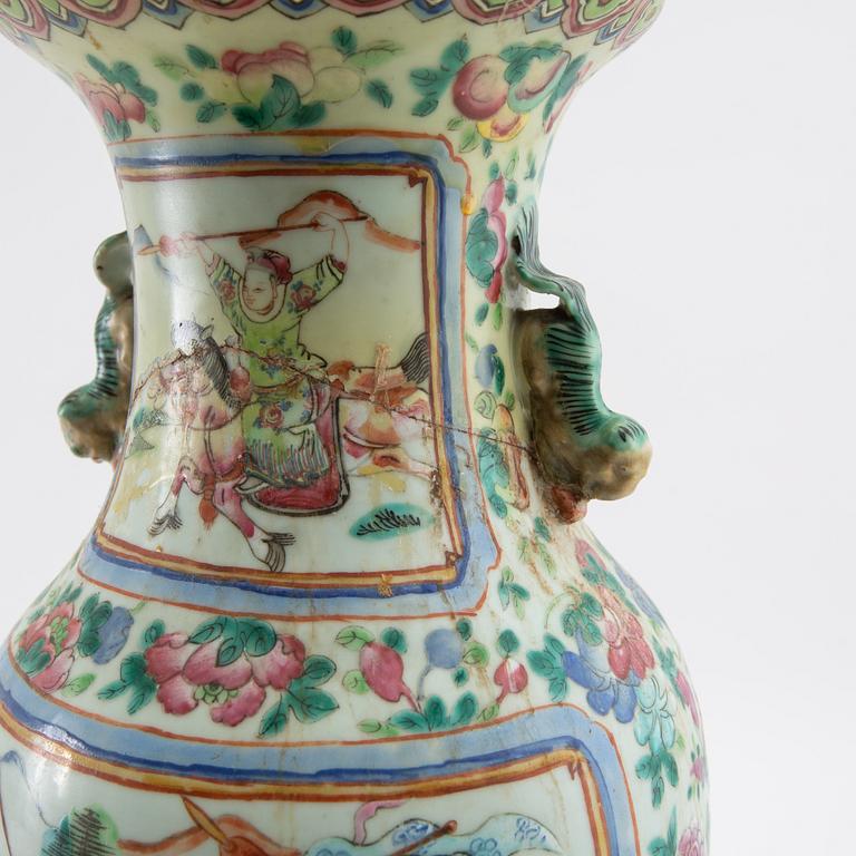 Vas Kina Kanton 1800-talets slut porslin.