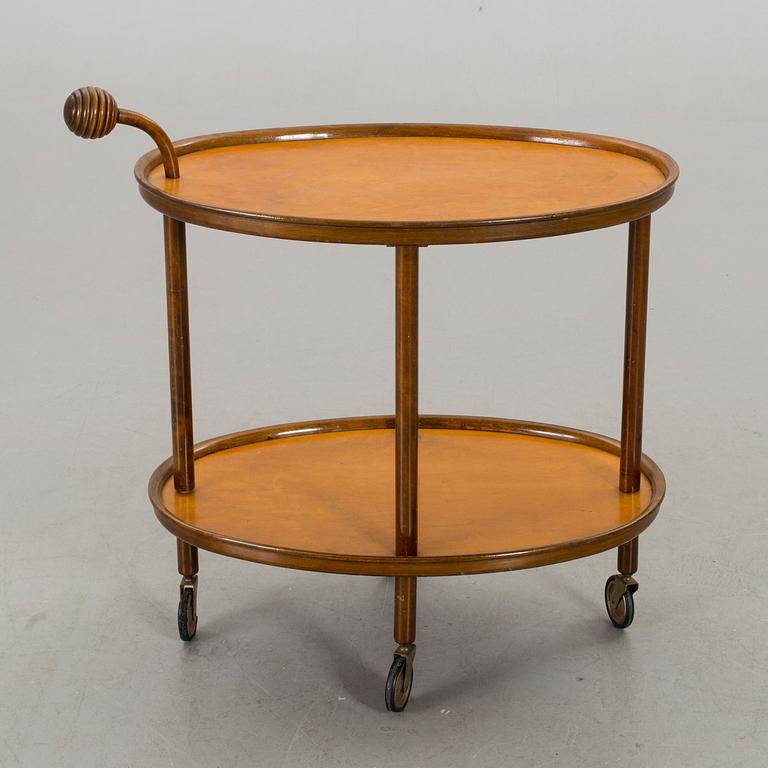 A serving trolley, mid 20th century,