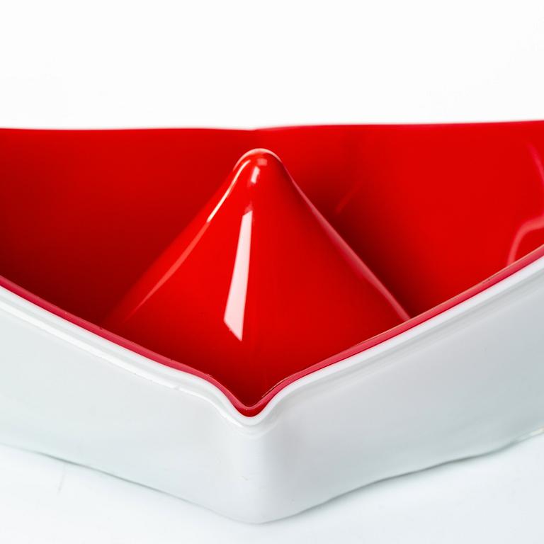 Gino Vistosi, a "Bicolori bowl", Vistosi, model S-196, Italy.