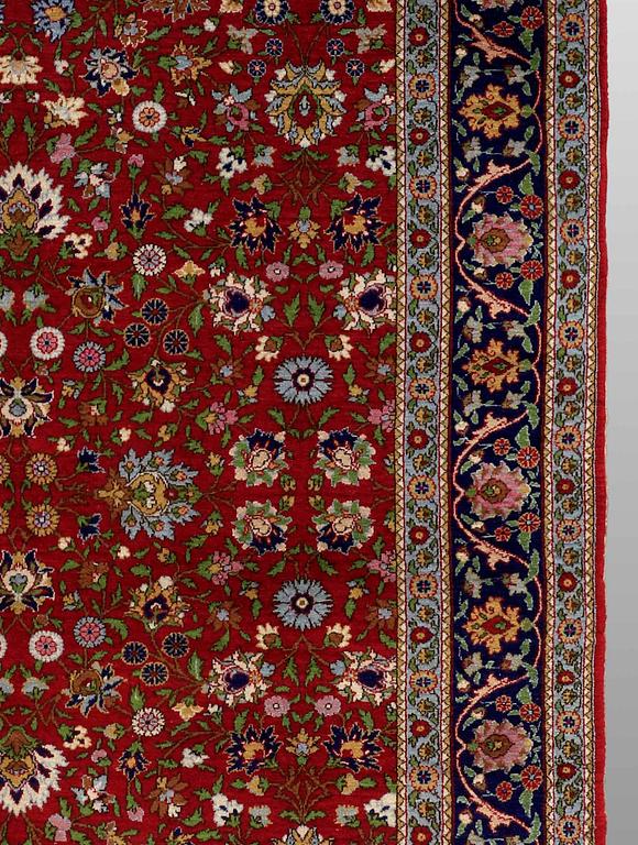 A CARPET, oriental, signed, 230 x 140 cm.