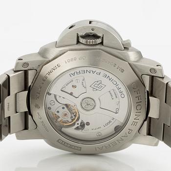 Panerai, Luminor, GMT, wristwatch, 44 mm.