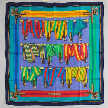 SCARF,  Hermès, "Sangles", issued 1985.