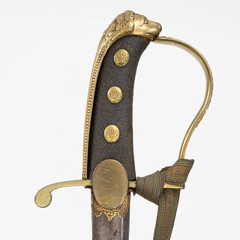 A Swedish officer's sabre from around the year 1800.