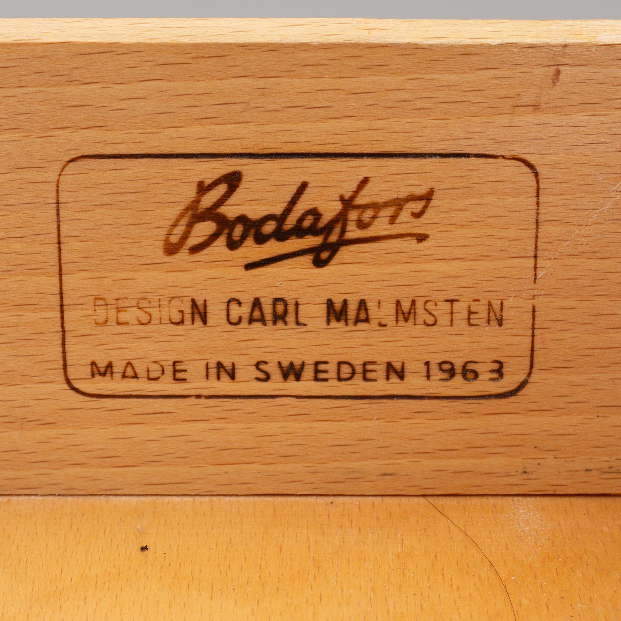 Carl Malmsten, Sideboard, “Herrgården”, Bodafors 1963.