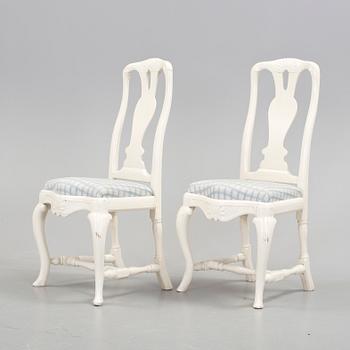 STOLAR, 2 st, senbarock, 1700-tal.